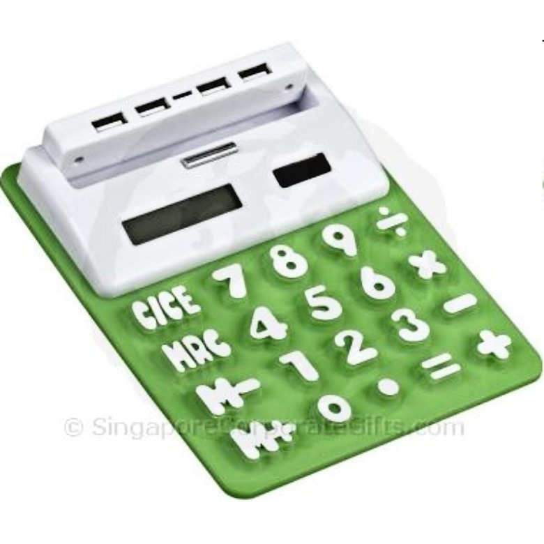 Solar USB Hub with Calculator